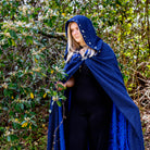 Navy Bejeweled Bedazzled Taylor Swift Cloak Cape