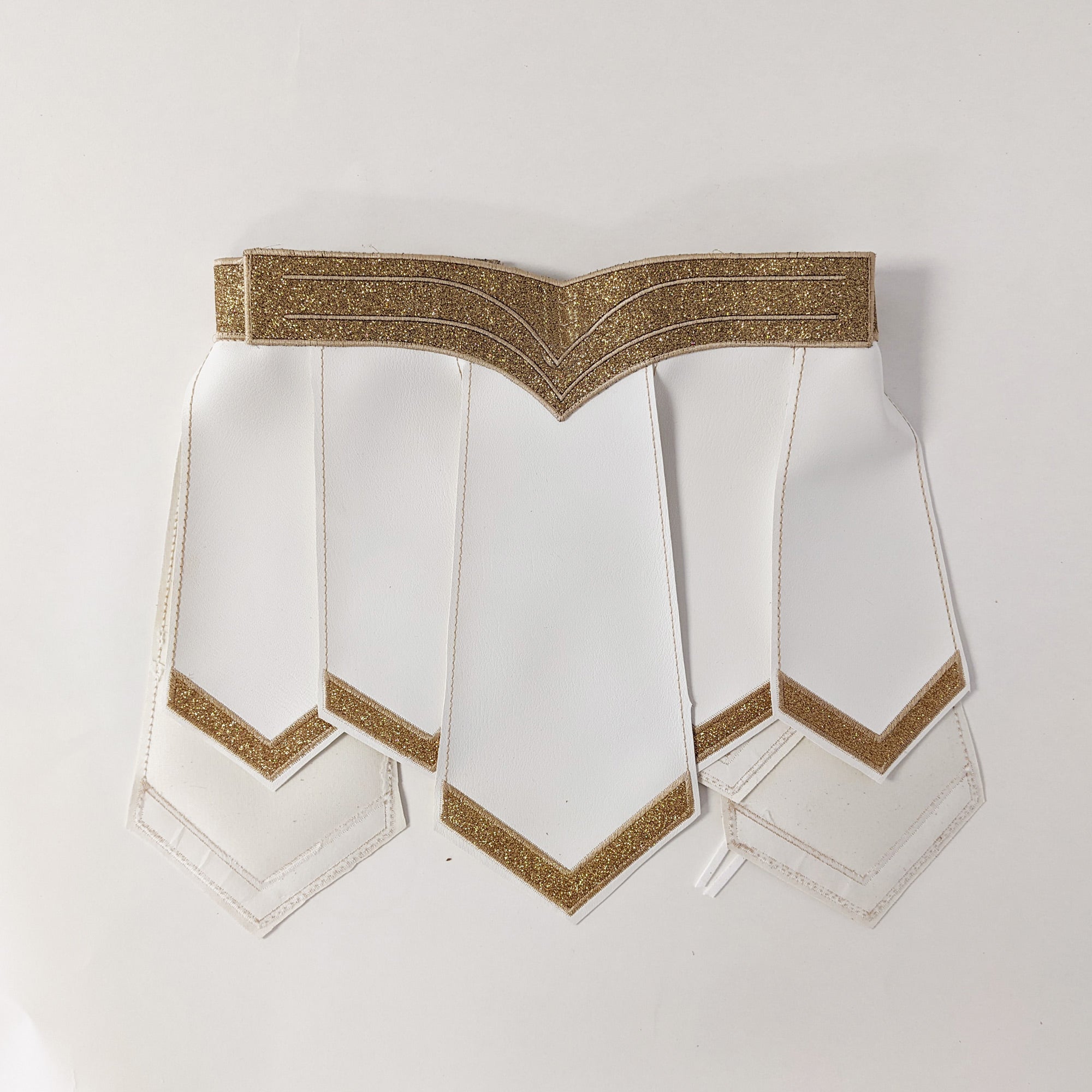Deluxe Roman Gladiator Princess Warrior Skirt Kilt Costume