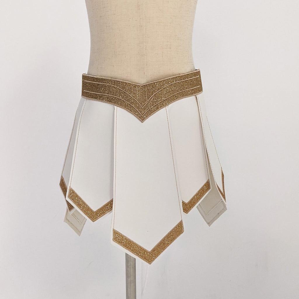 Deluxe Roman Gladiator Princess Warrior Skirt Kilt Costume