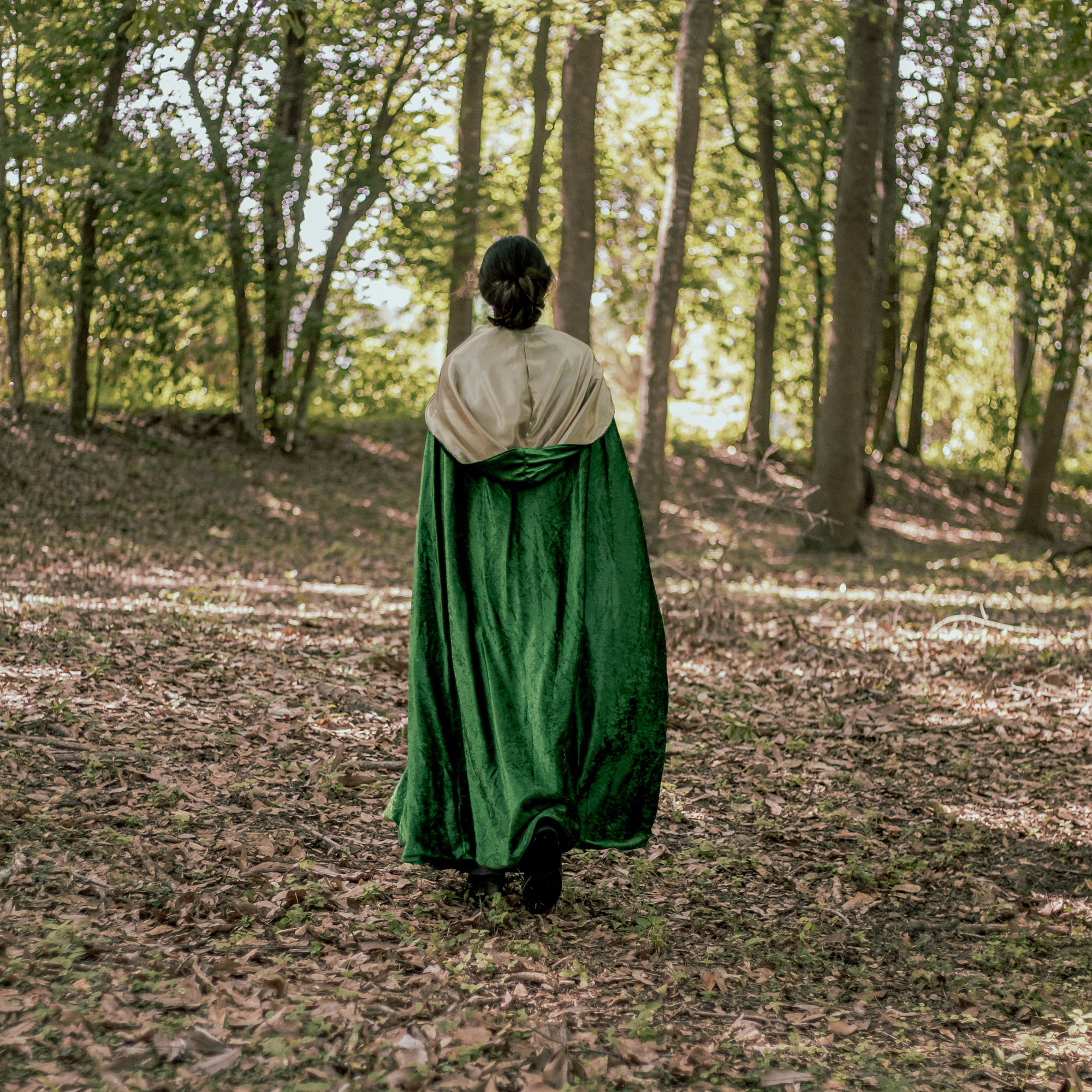 Willow Green Taylor Swift Hooded Medieval Renaissance Witch Cloak