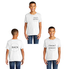 kids custom dtf transfer print shirt