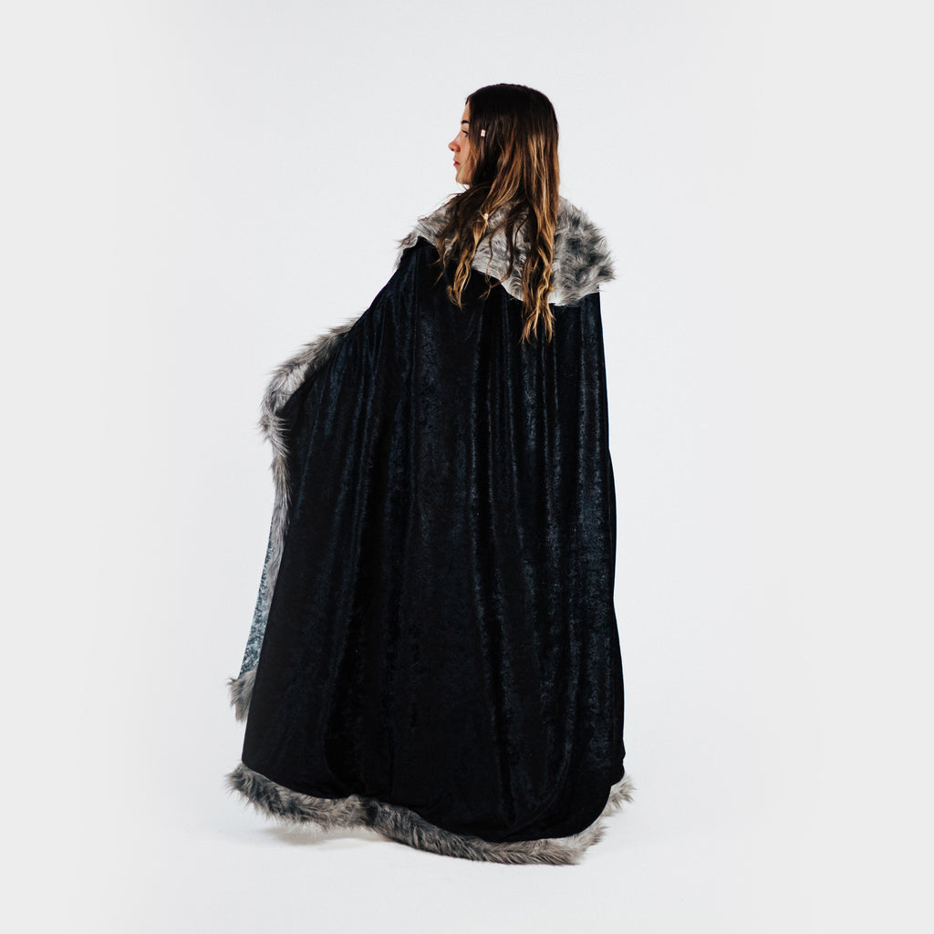 Game of Thrones Medieval Cloak faux fur mantle viking cosplay halloween costume