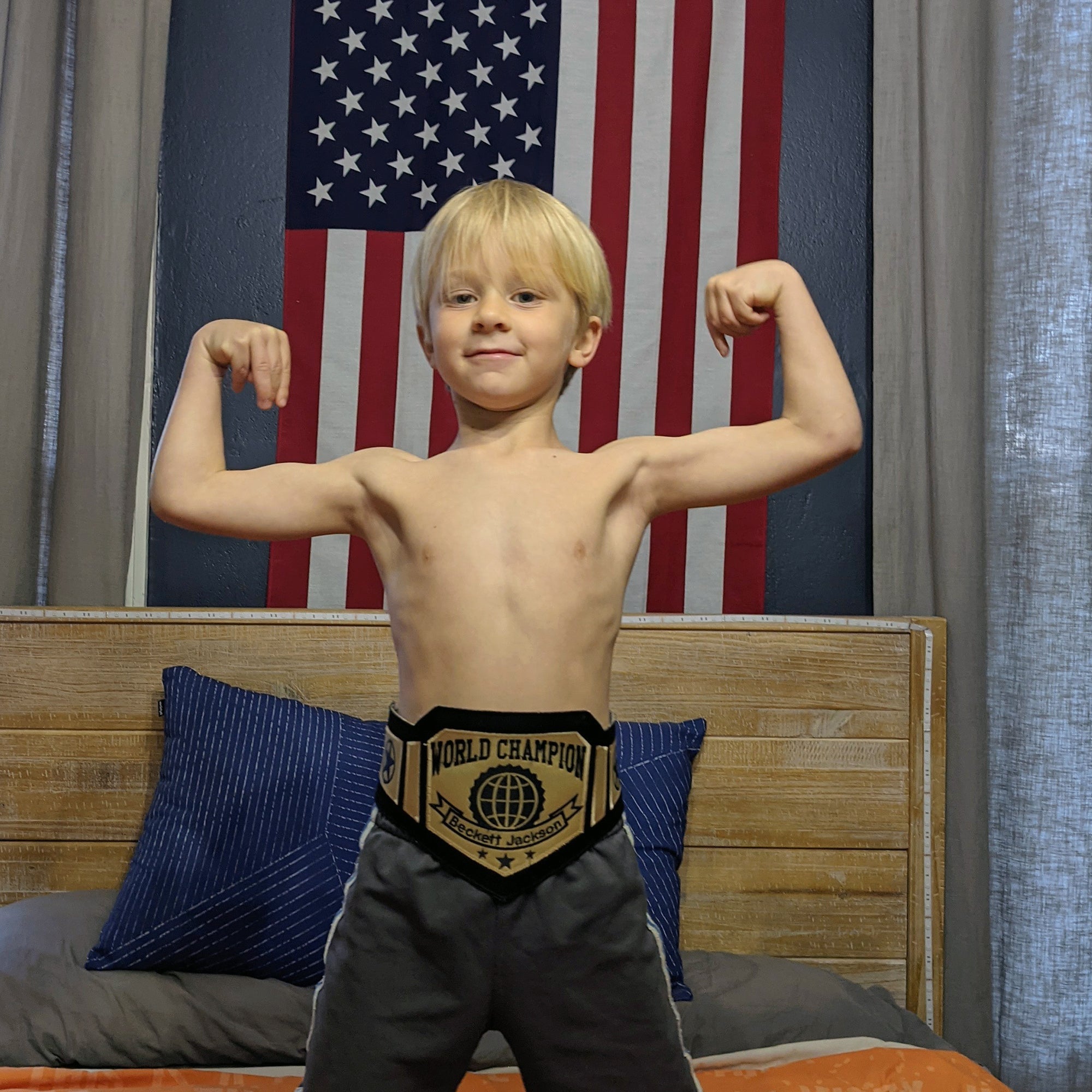 World Champion Wrestling Belt personalized
