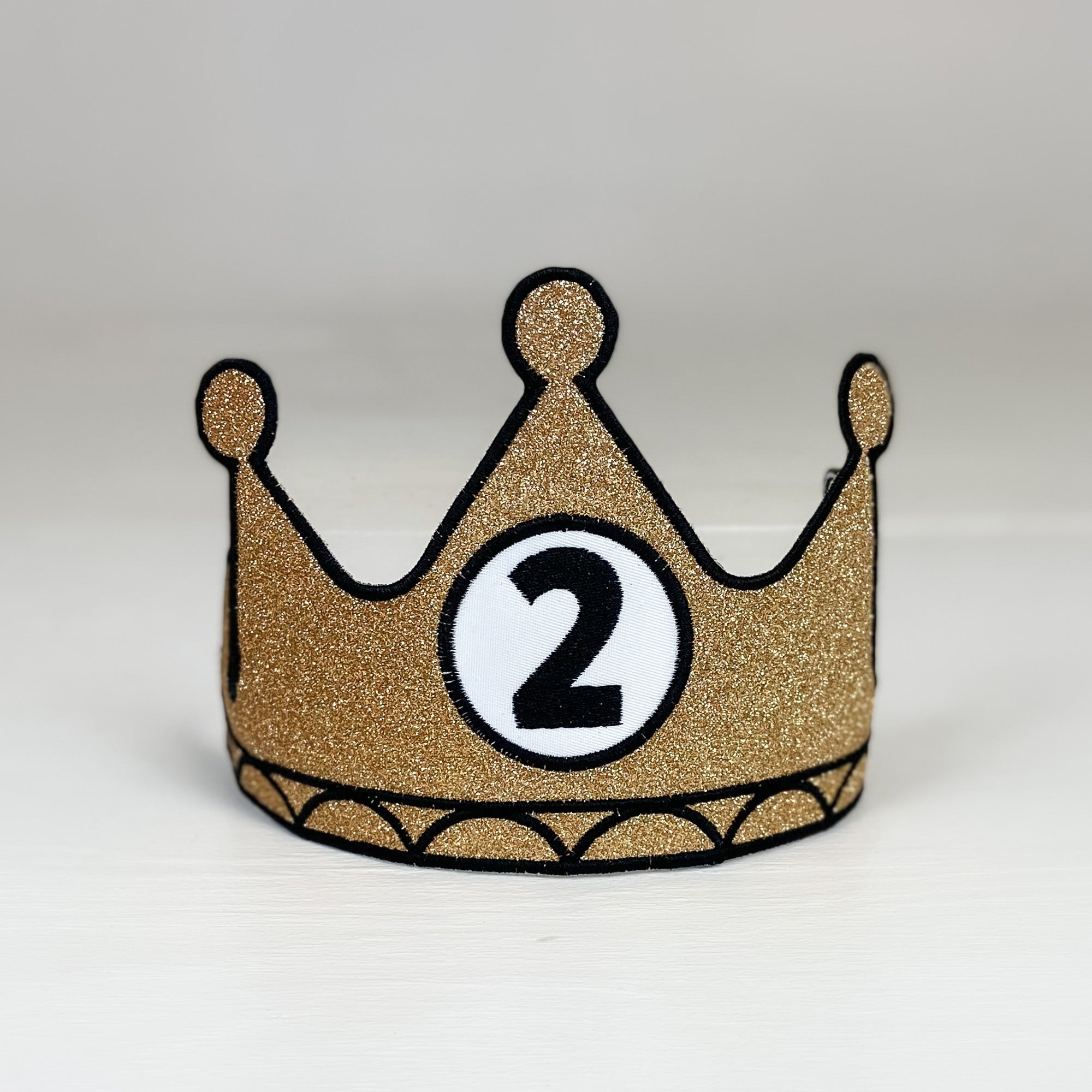 Birthday Crown Customized Number Gold