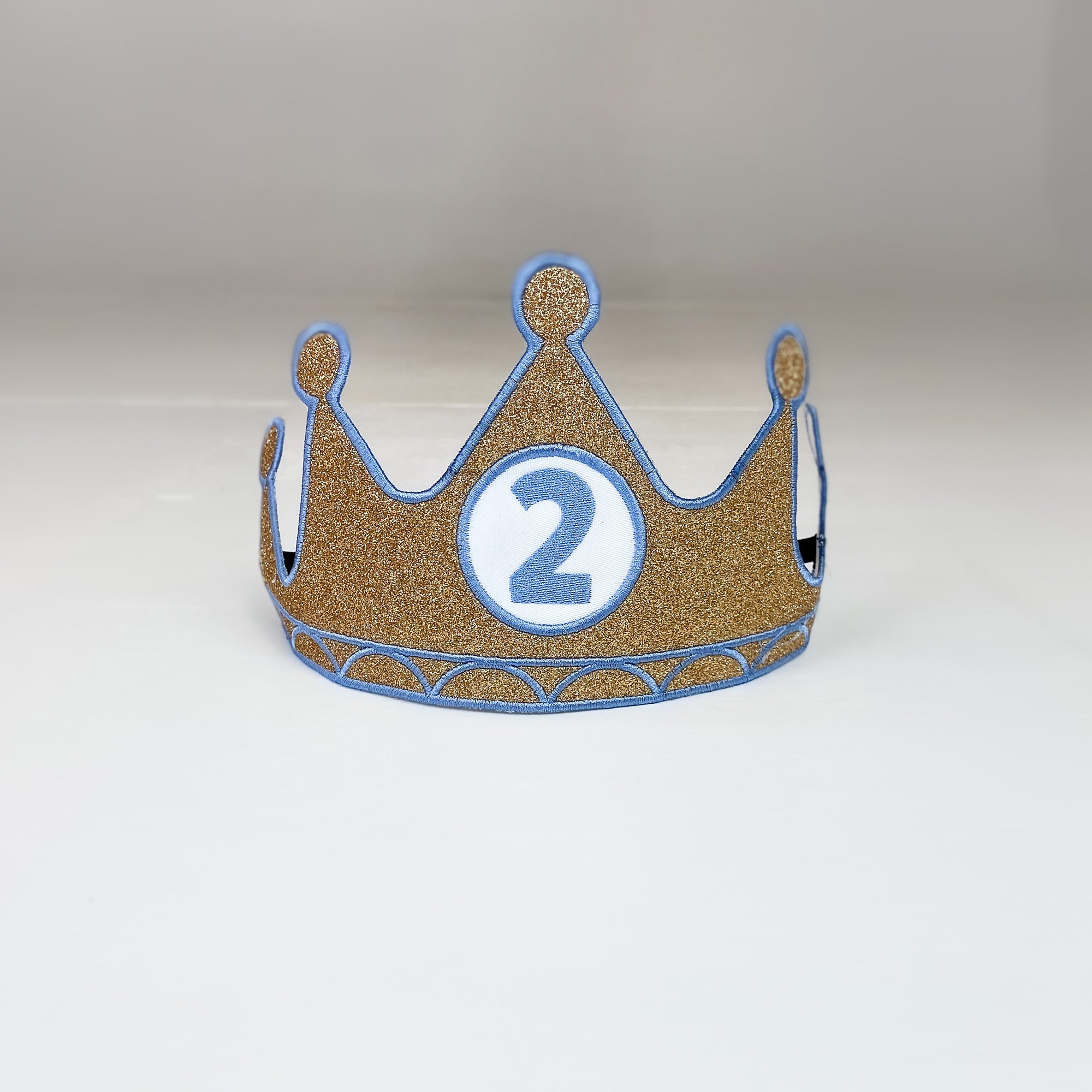 Birthday Crown Customized Number Gold