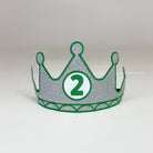 Birthday Crown Customized Number Silver