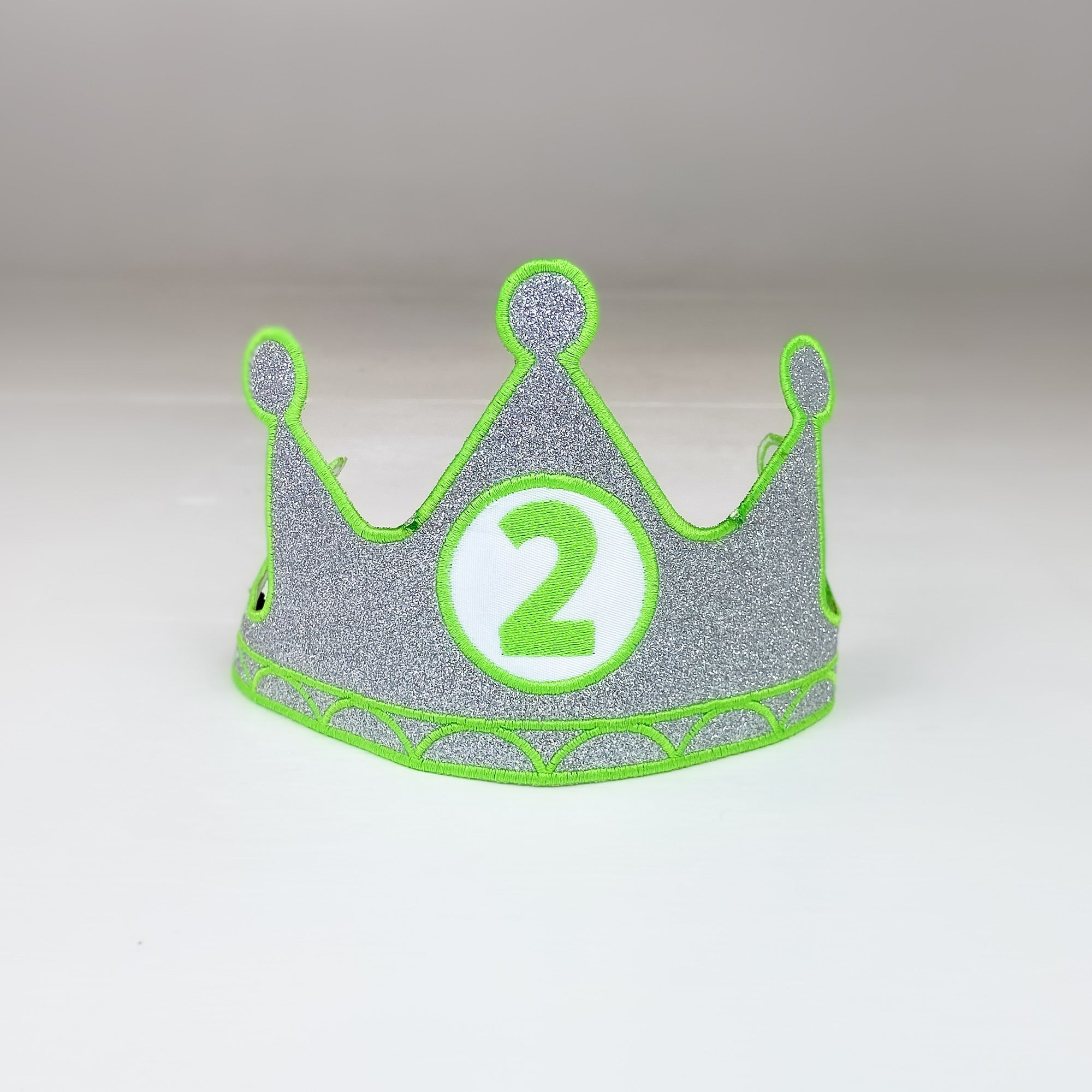Birthday Crown Customized Number Silver