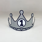 Birthday Crown Customized Number Silver