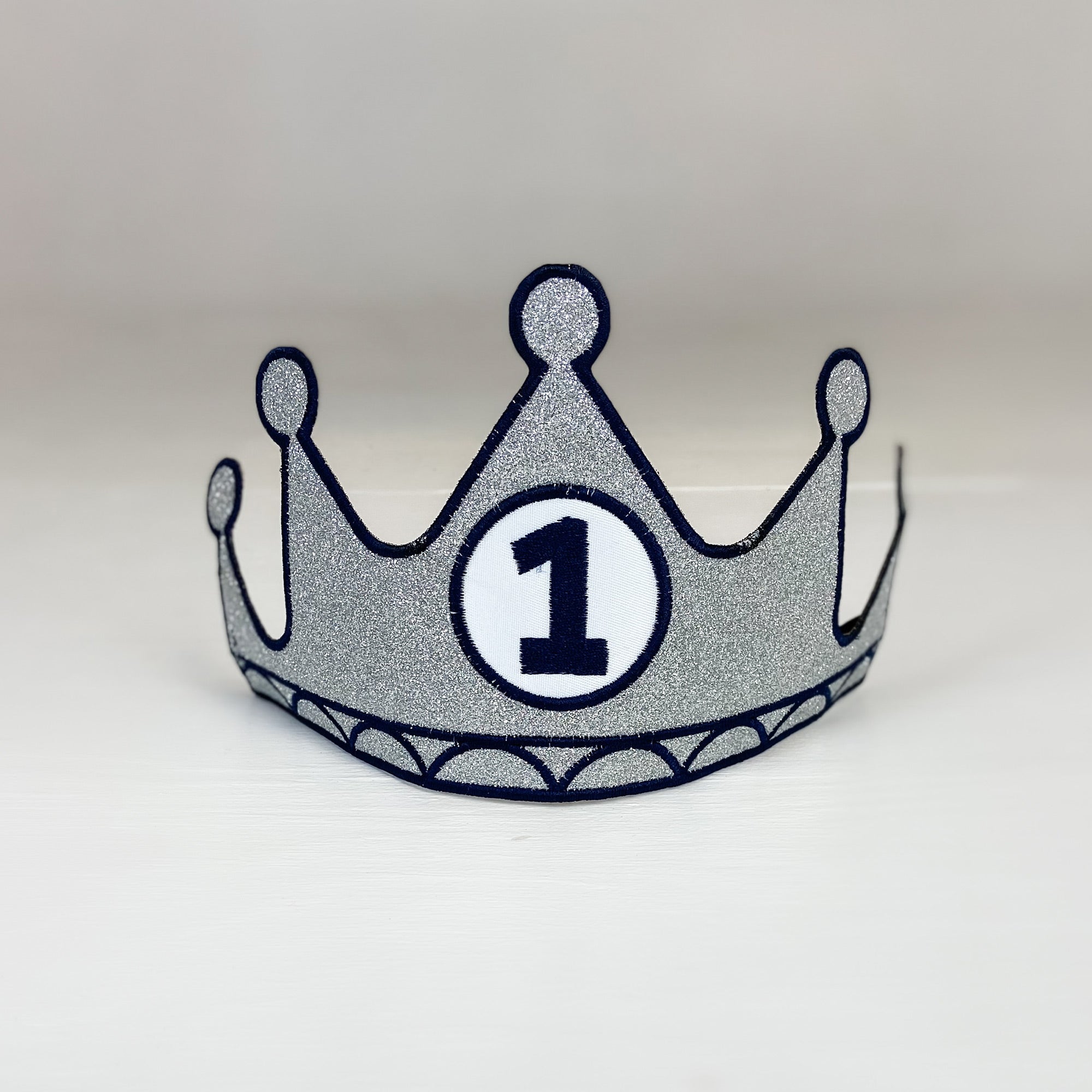 Birthday Crown Customized Number Silver