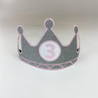 Birthday Crown Customized Number Silver