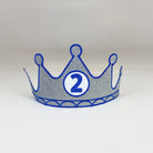 Birthday Crown Customized Number Silver