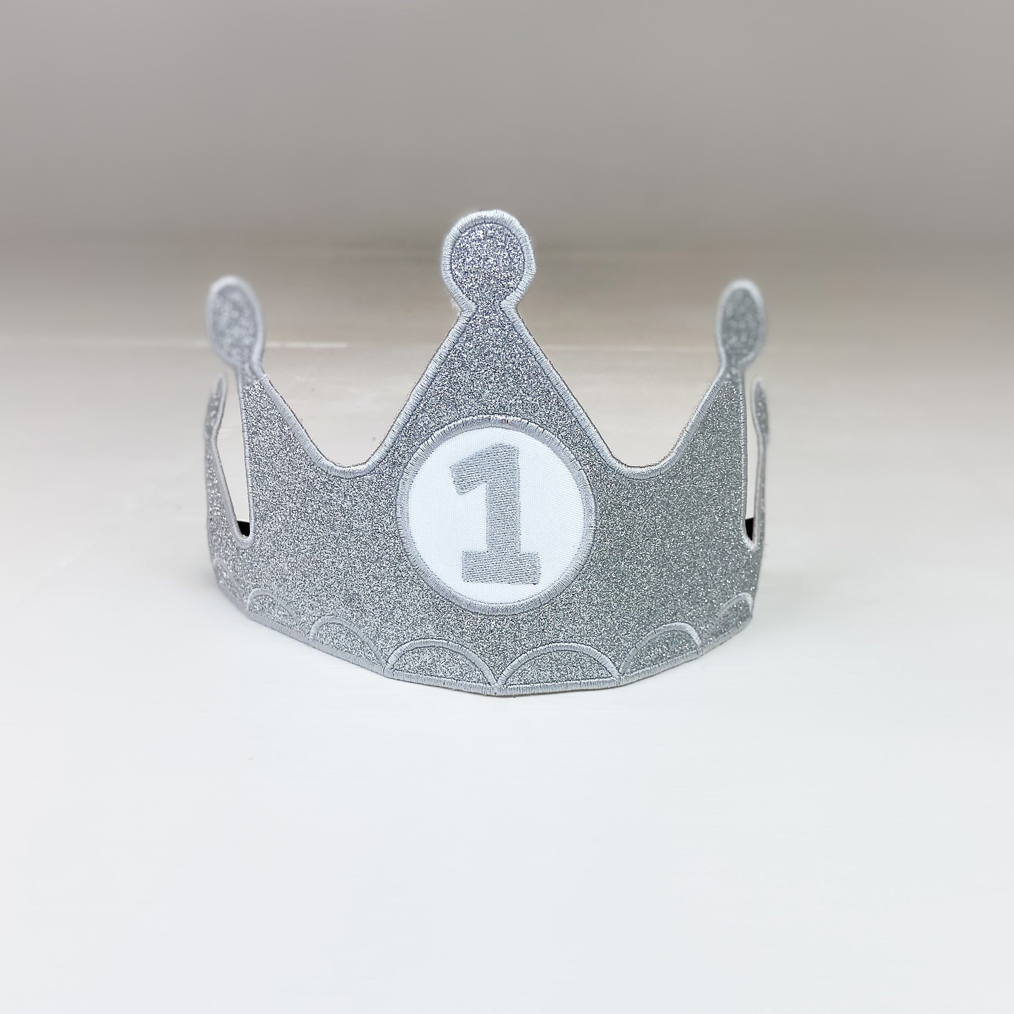 Birthday Crown Customized Number Silver