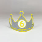 Birthday Crown Customized Number Silver