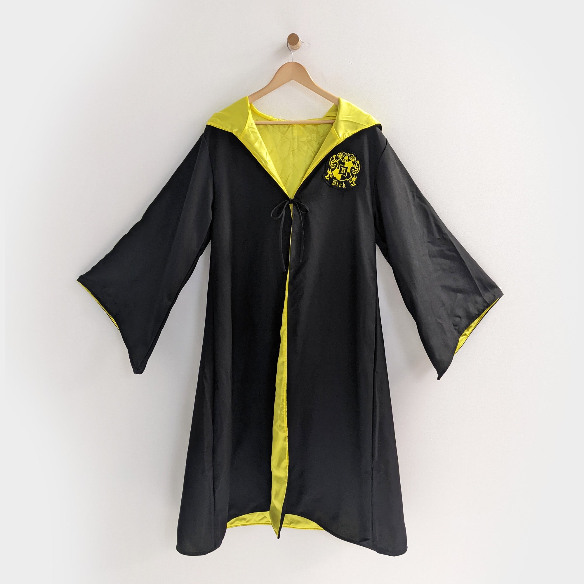 Yellow Robe Wizard Black Wizard Robe – Everfan