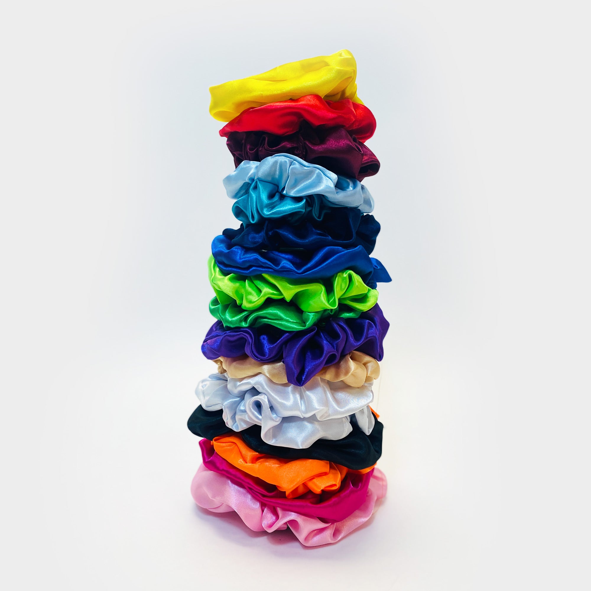 Color Satin Scrunchy Hair Tie