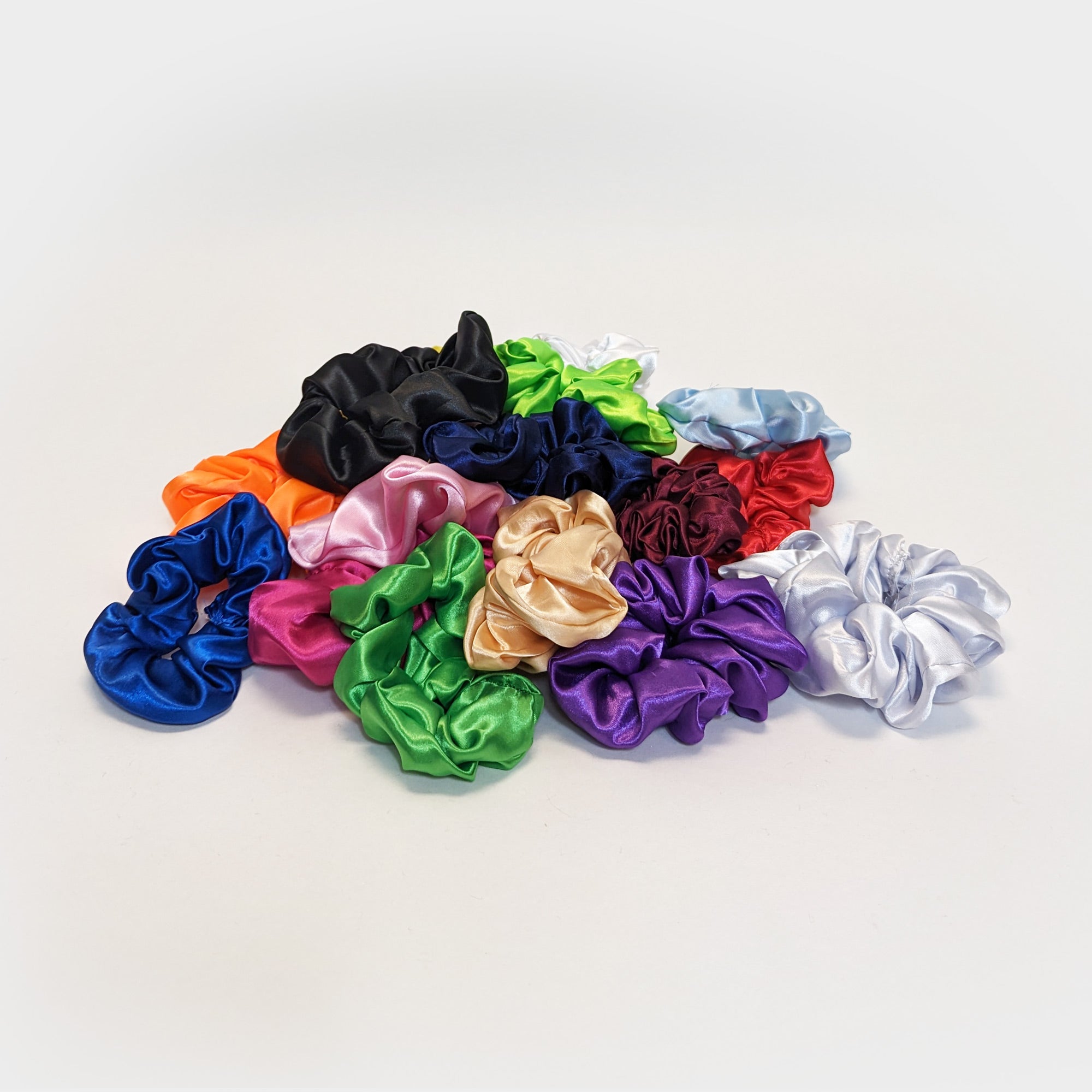 Colorful Satin Scrunchy Hair Tie