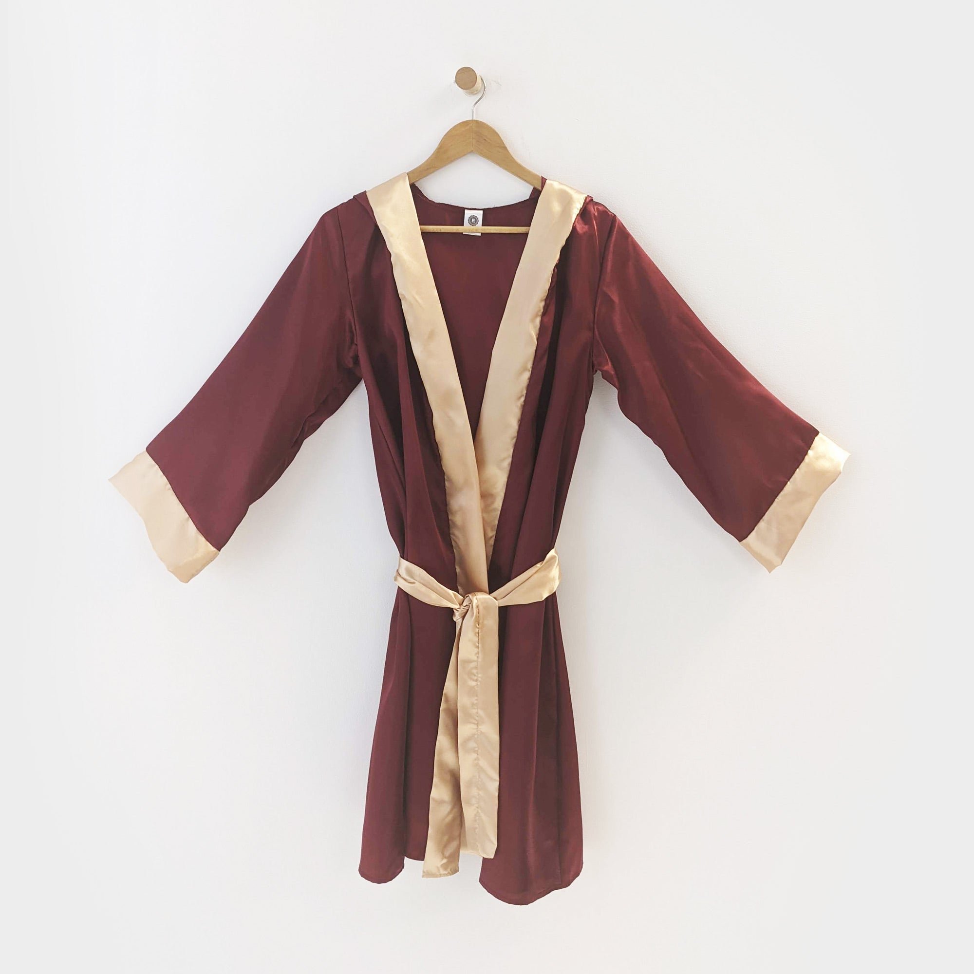 Satin Boxing Robe with Trim – Everfan