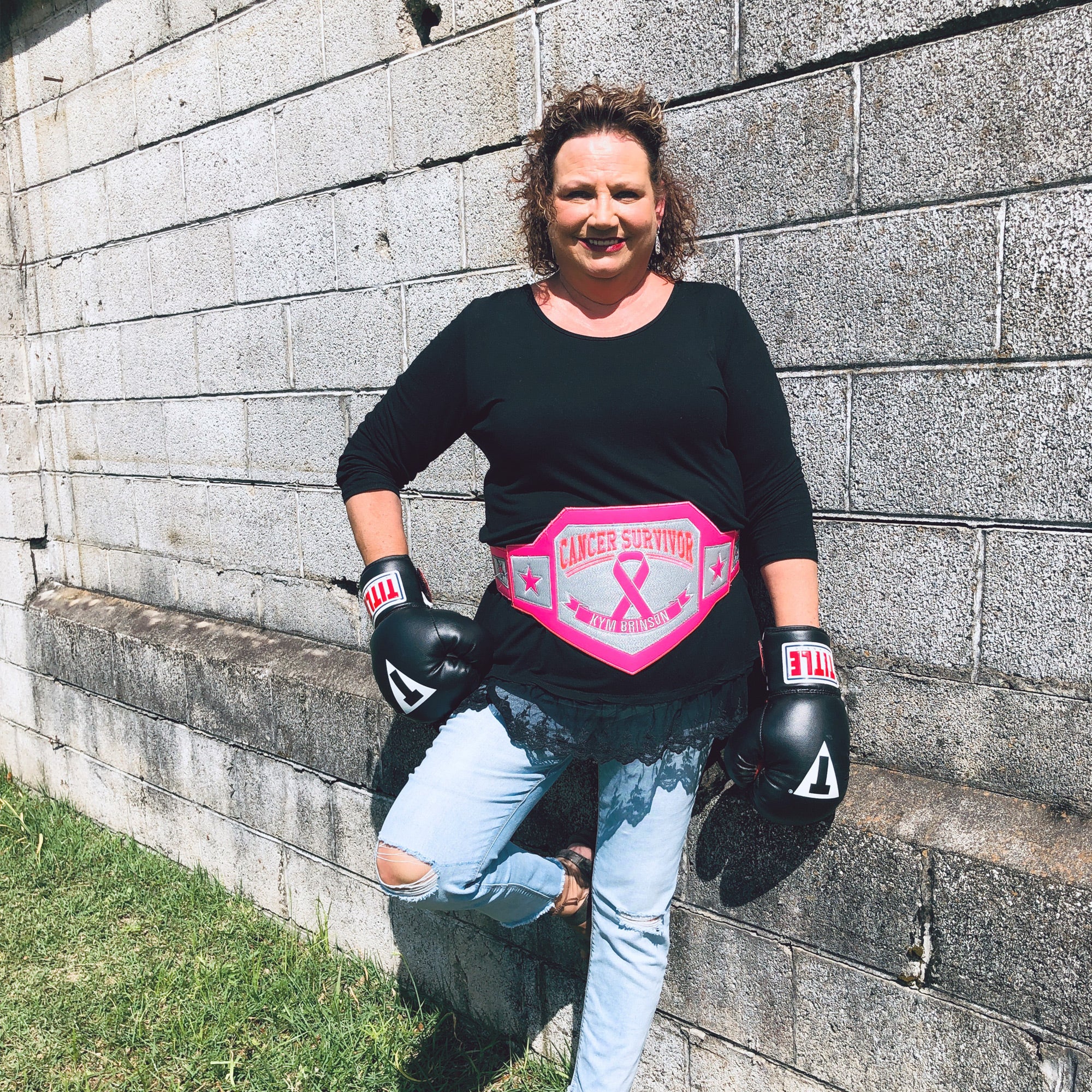 Cancer Survivor Wrestling Belt 