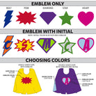 Personalized Superhero Cape Custom Costume Adult Kids