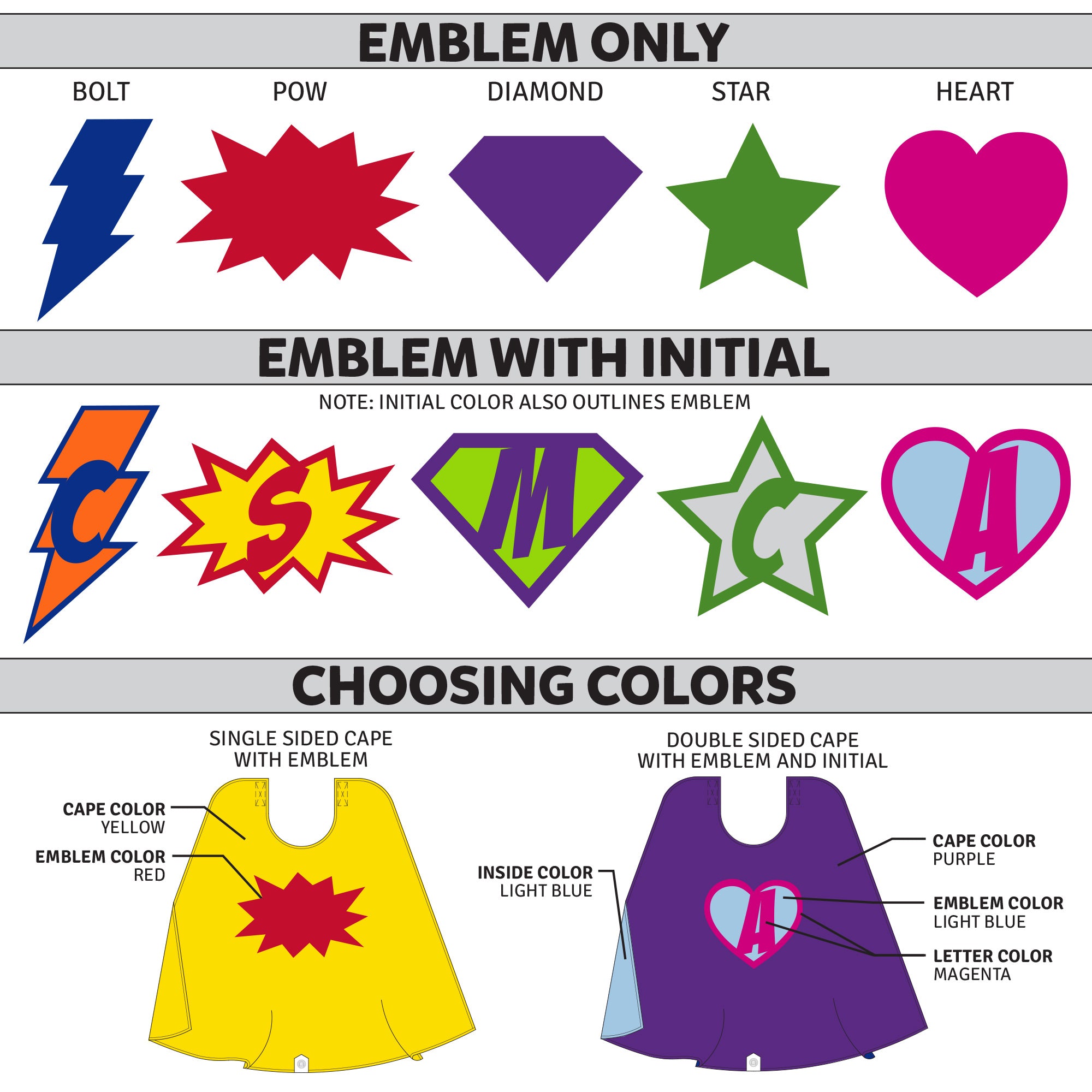 Personalized Superhero Cape Custom Costume Adult Kids