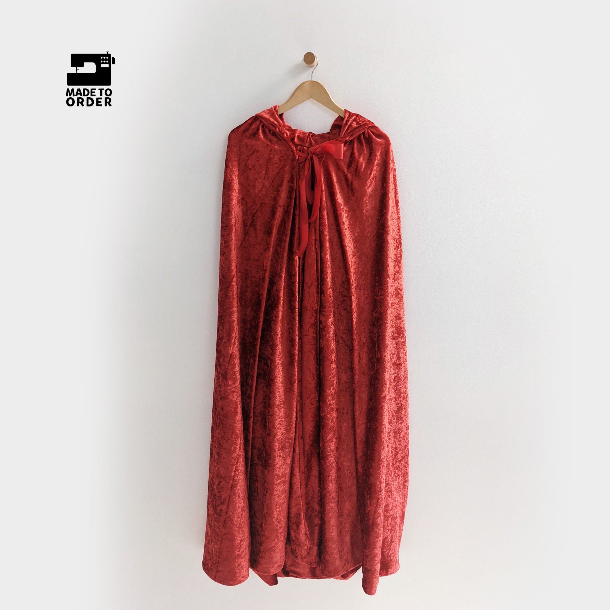 Little Red Riding Hood Cloak Cape Costume Halloween Cosplay