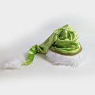 deluxe long velour santa christmas hat lime green