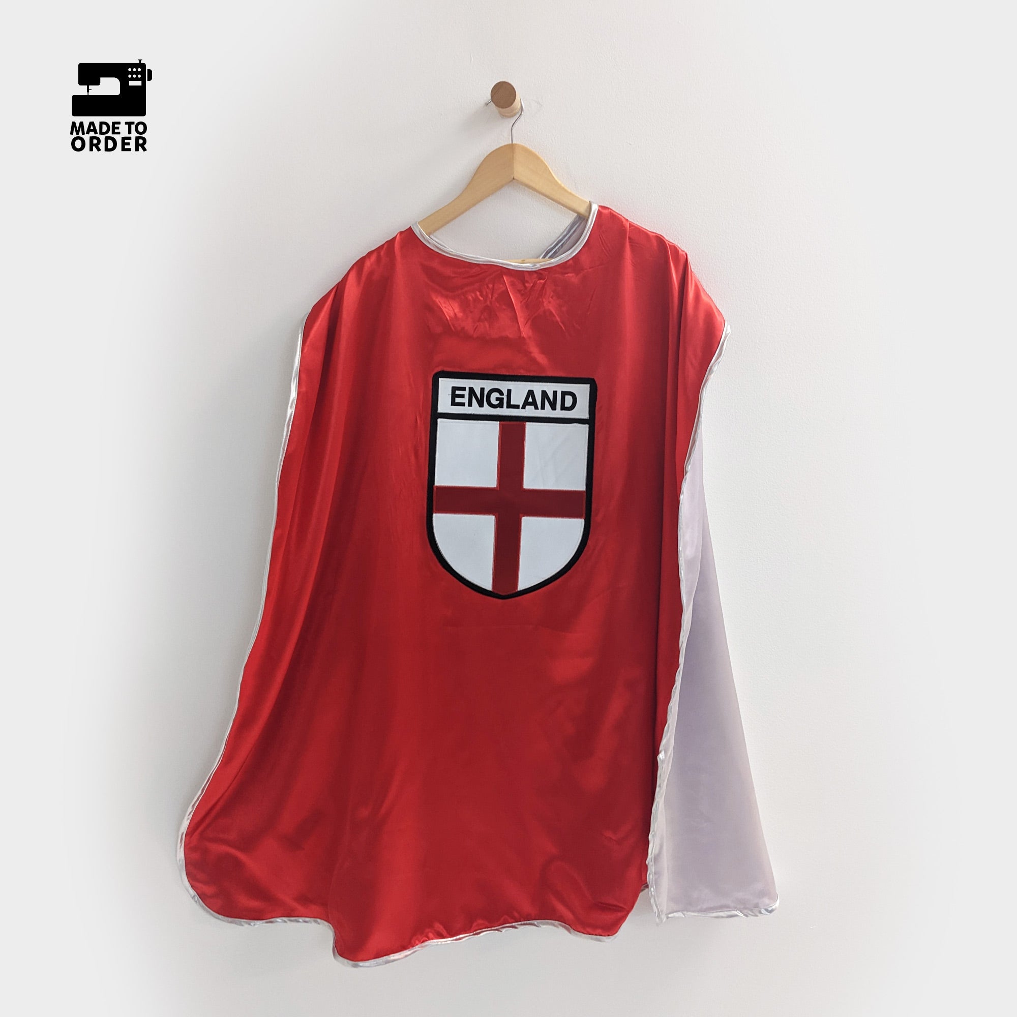 England Patriotic Flag Superhero Cape World Cup Olympics