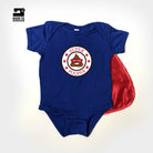 Everfan Baby Snapsuit Onesie Super Pooper Royal Blue