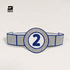 Superhero Birthday Belt Silver Blue