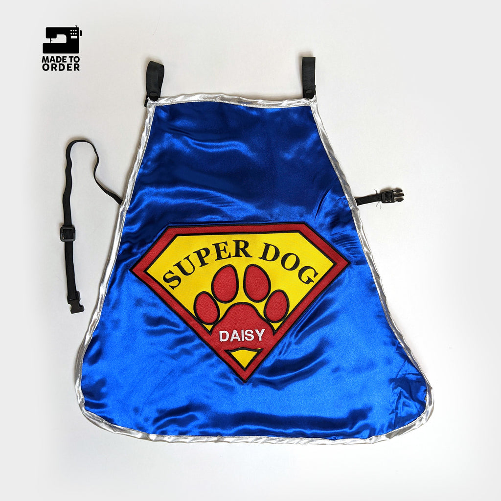 Everfan Superdog Dog Superhero Cape Personalized