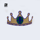 Mardi Gras Crown Silver Fleur de Lis 