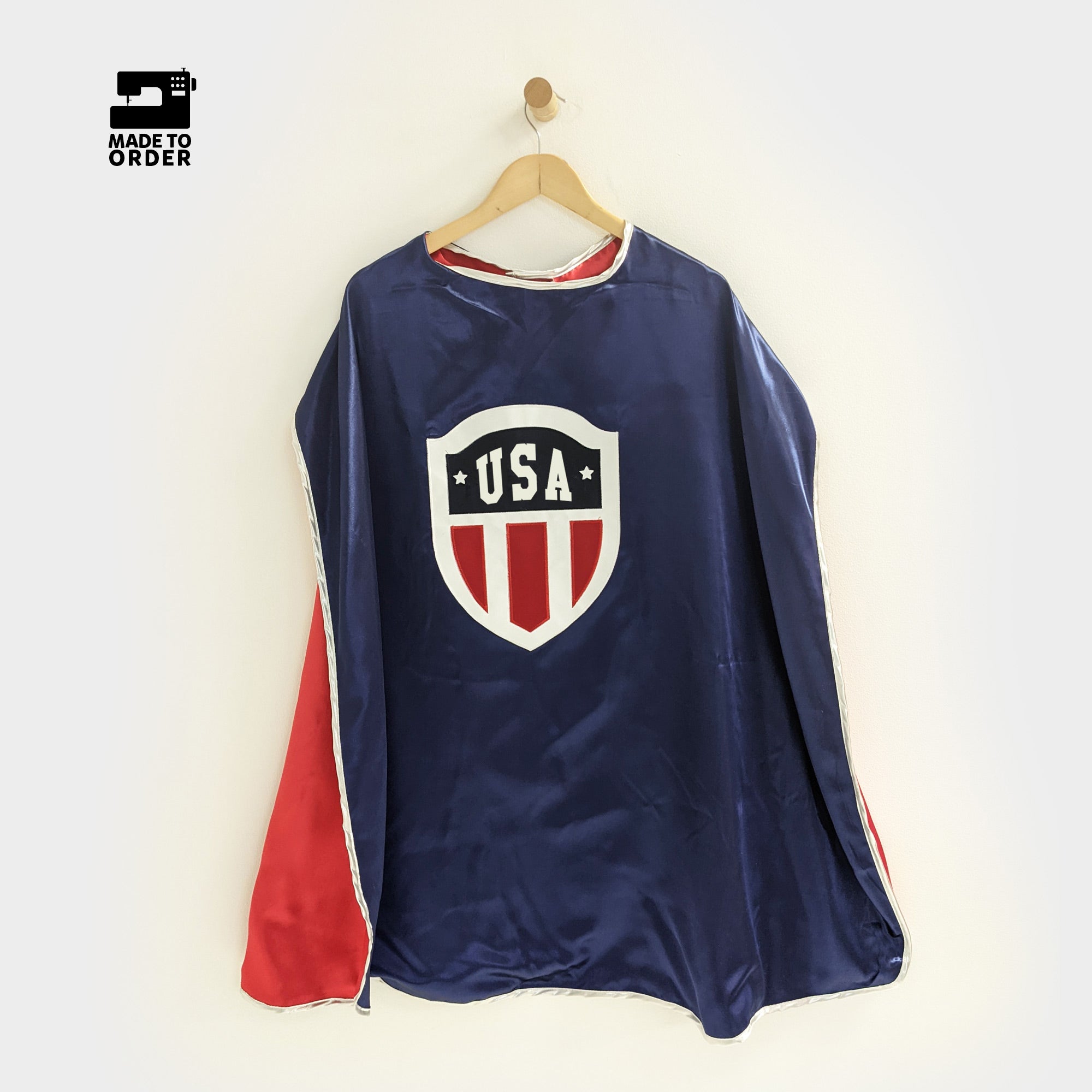 Everfan Superhero Cape Shield USA Flag Patriotic