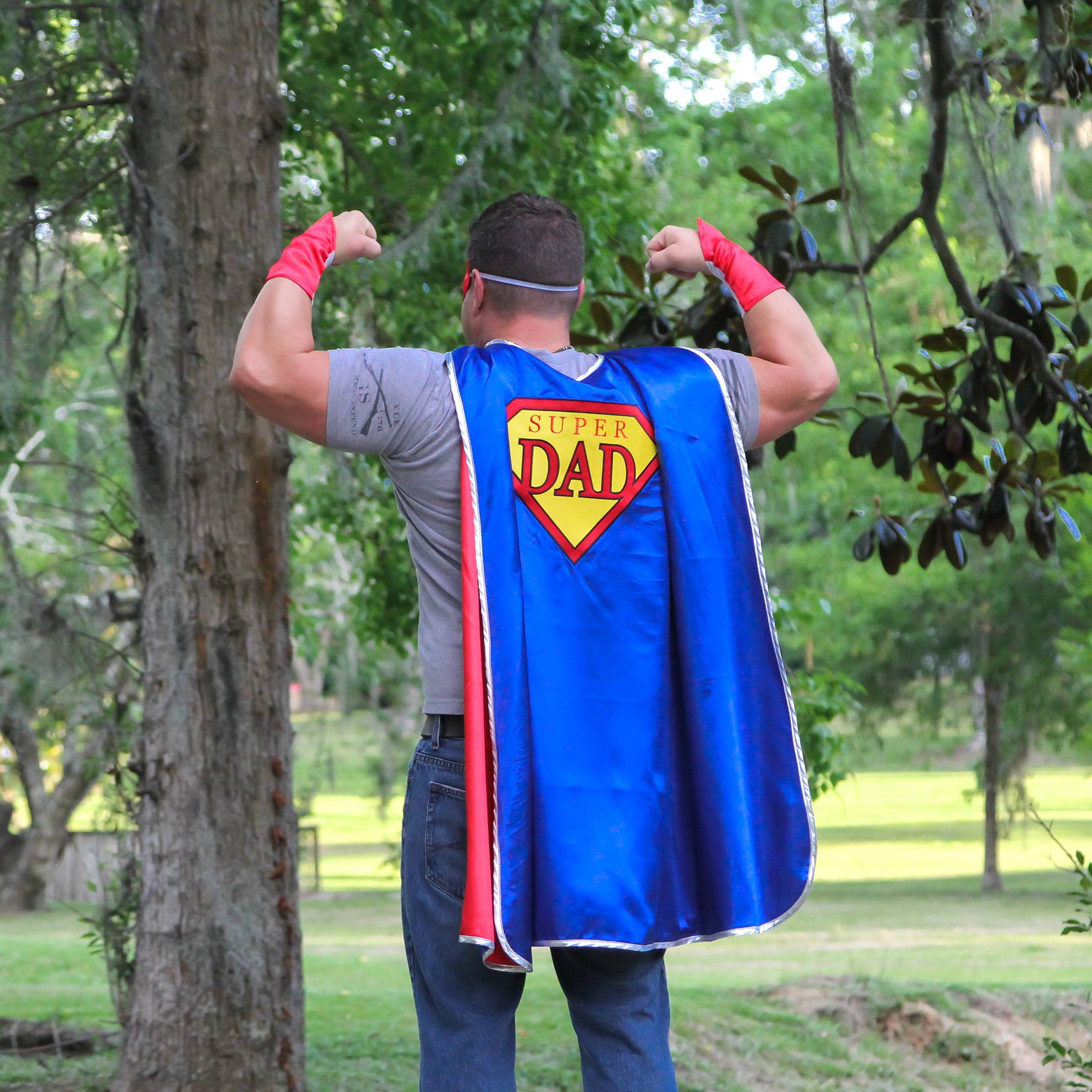 super dad superhero cape father's day everyday hero father