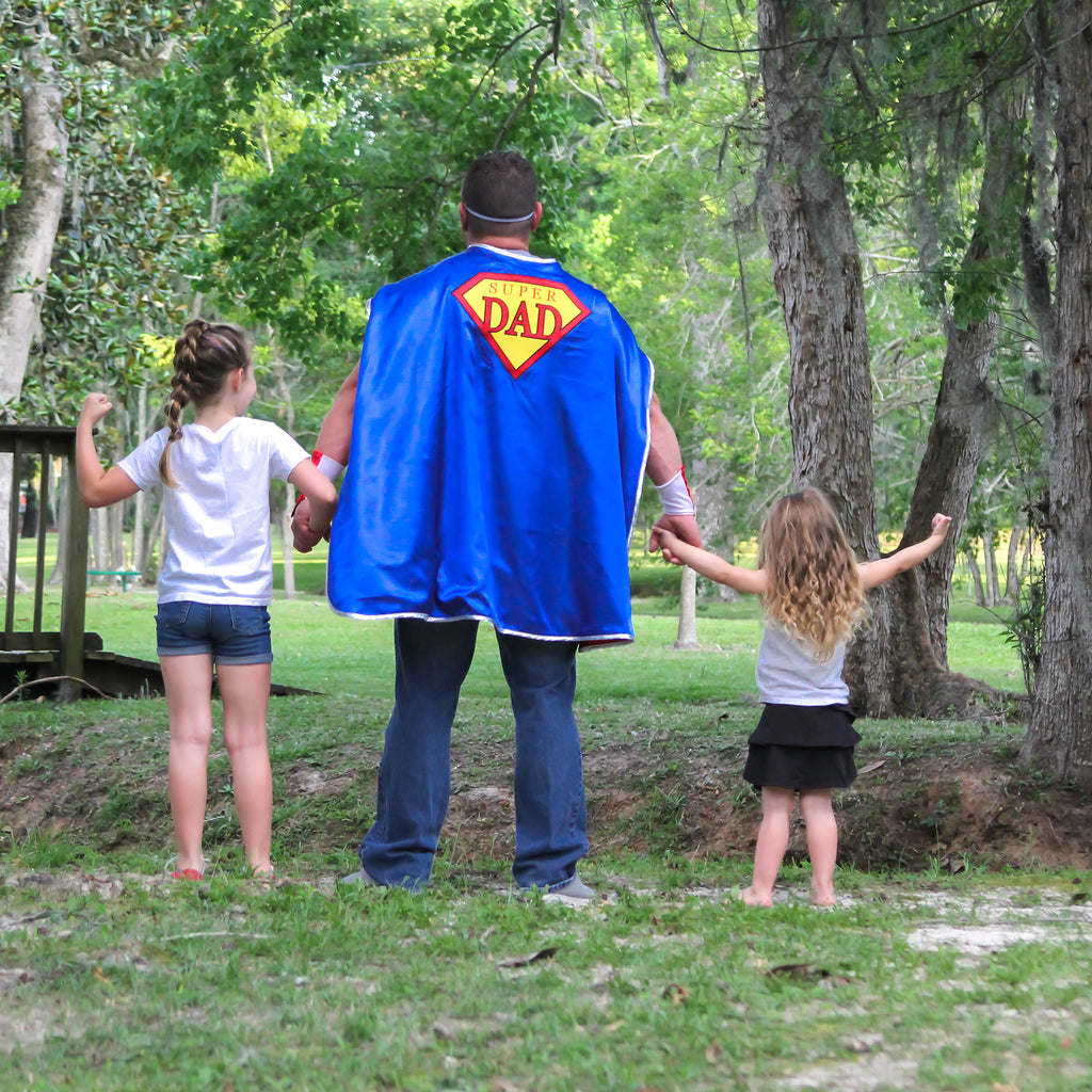 super dad superhero cape father's day everyday hero father
