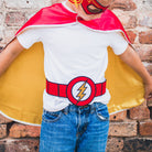 Flash superhero belt lightning bolt red marvel dc comics