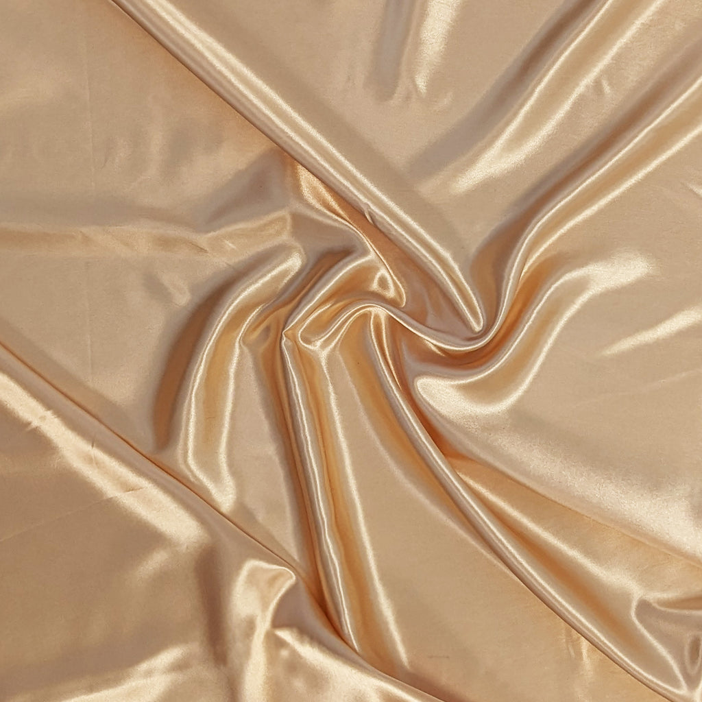 Gold Polyester Bridal Satin for DIY Craft
