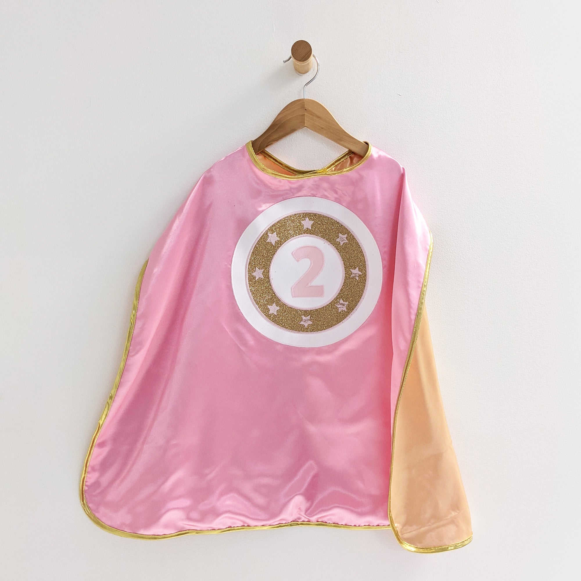 Superhero Birthday Cape Pink