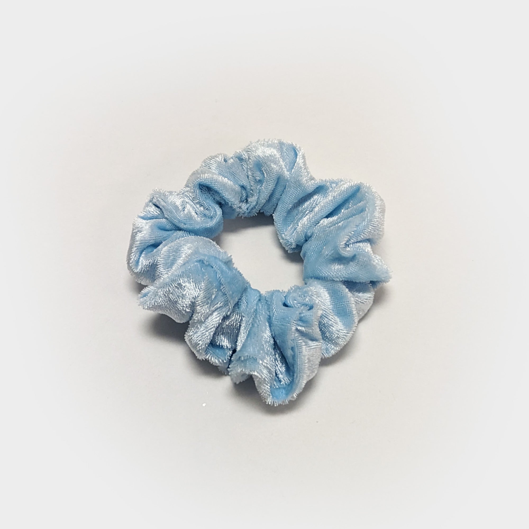 Crushed Velour Velvet Hair Scrunchy Tie