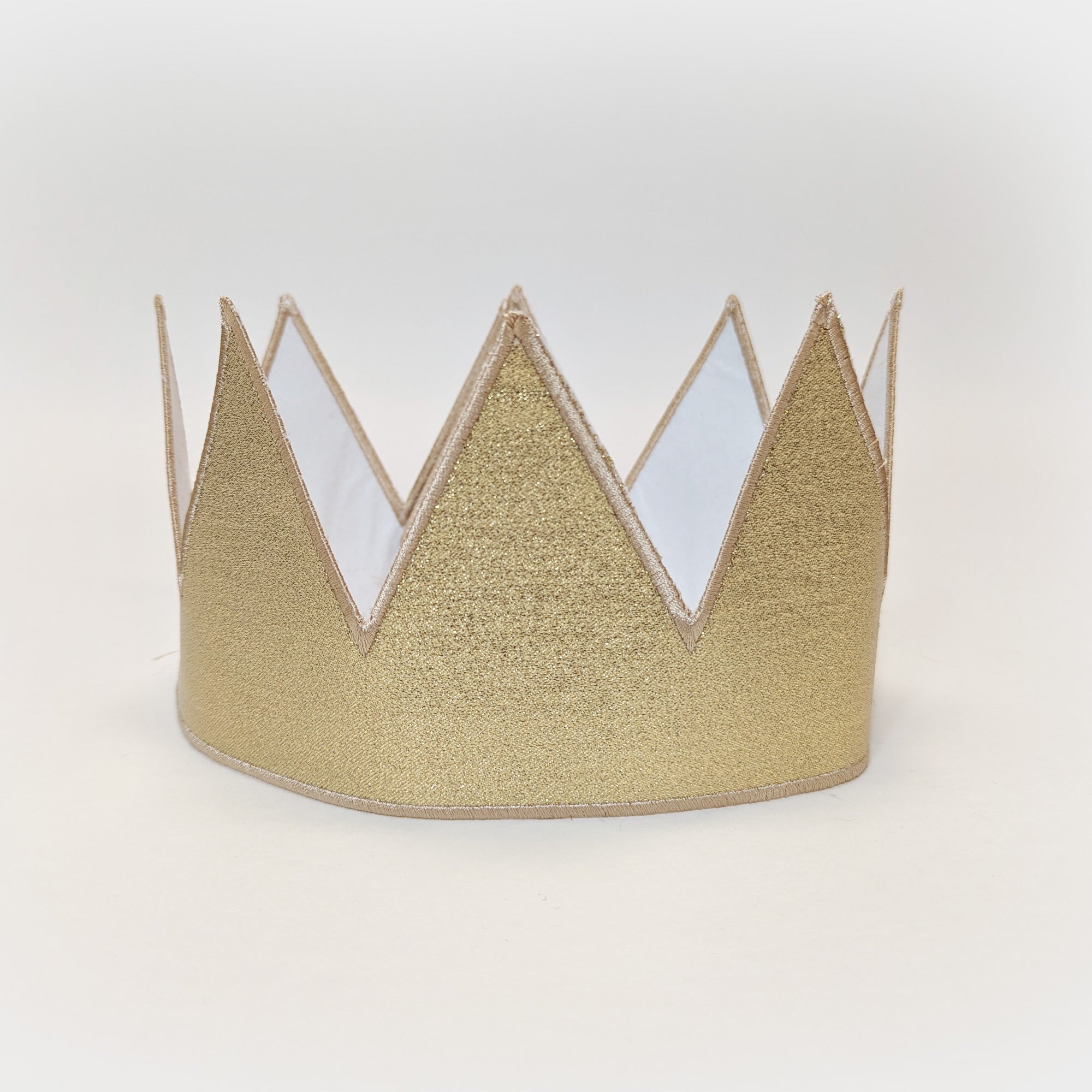 Metallic Royal Party King Queen Crown Gold