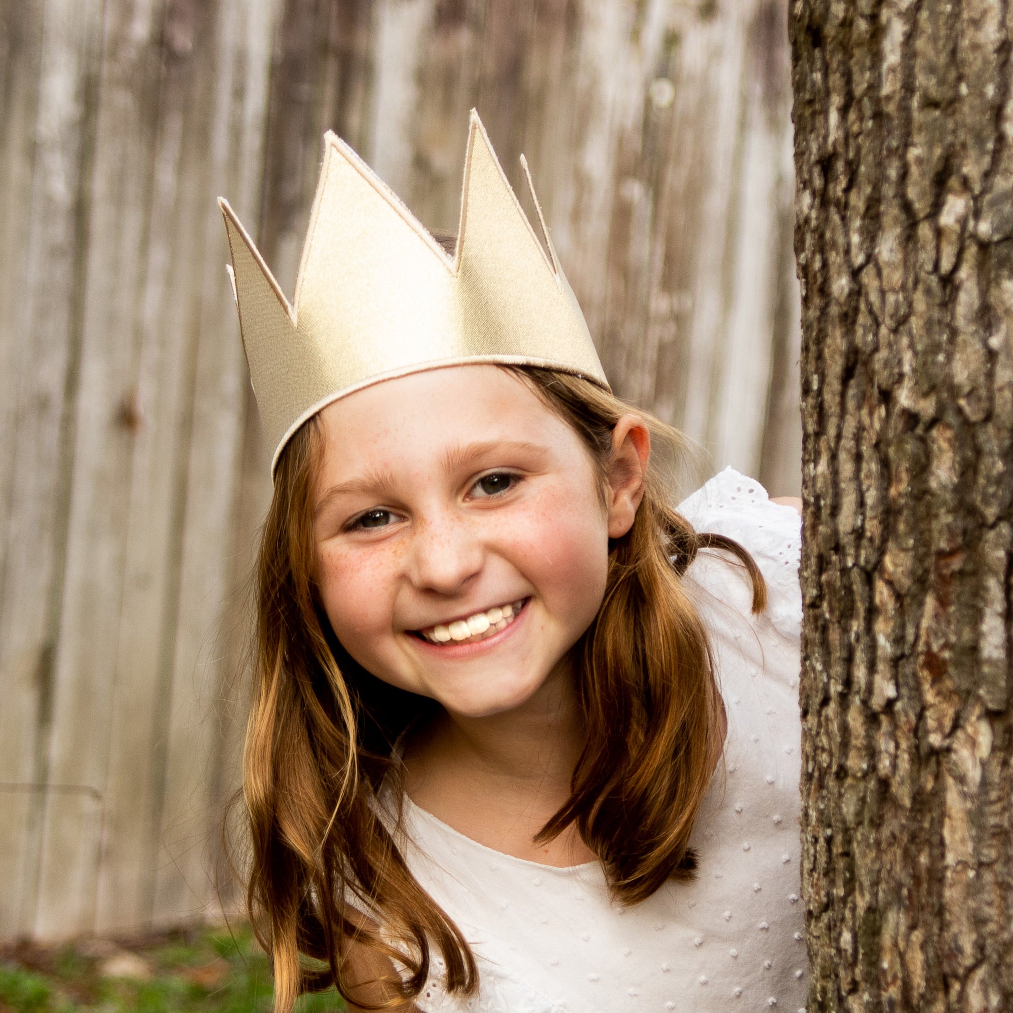 Metallic Royal Party King Queen Crown Gold
