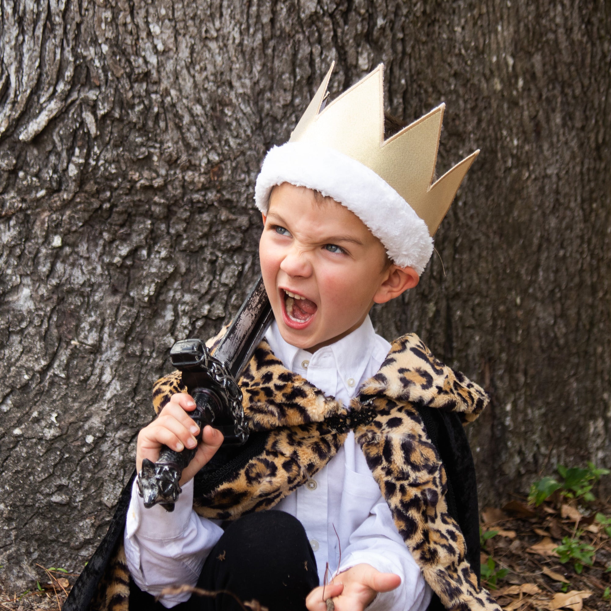 Metallic Royal Party King Queen Crown Gold