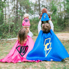 Personalized Mini Superhero Cape Party Accessory Sidekick Stuffed Animal Doll