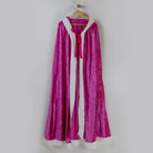 Princess Cloak Sherpa Trim Frozen Elsa Costume 