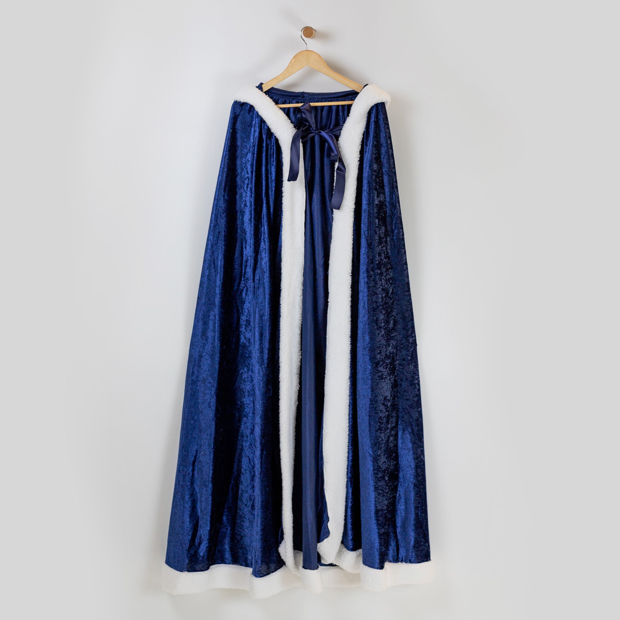 Princess Cloak Sherpa Trim Frozen Elsa Costume 