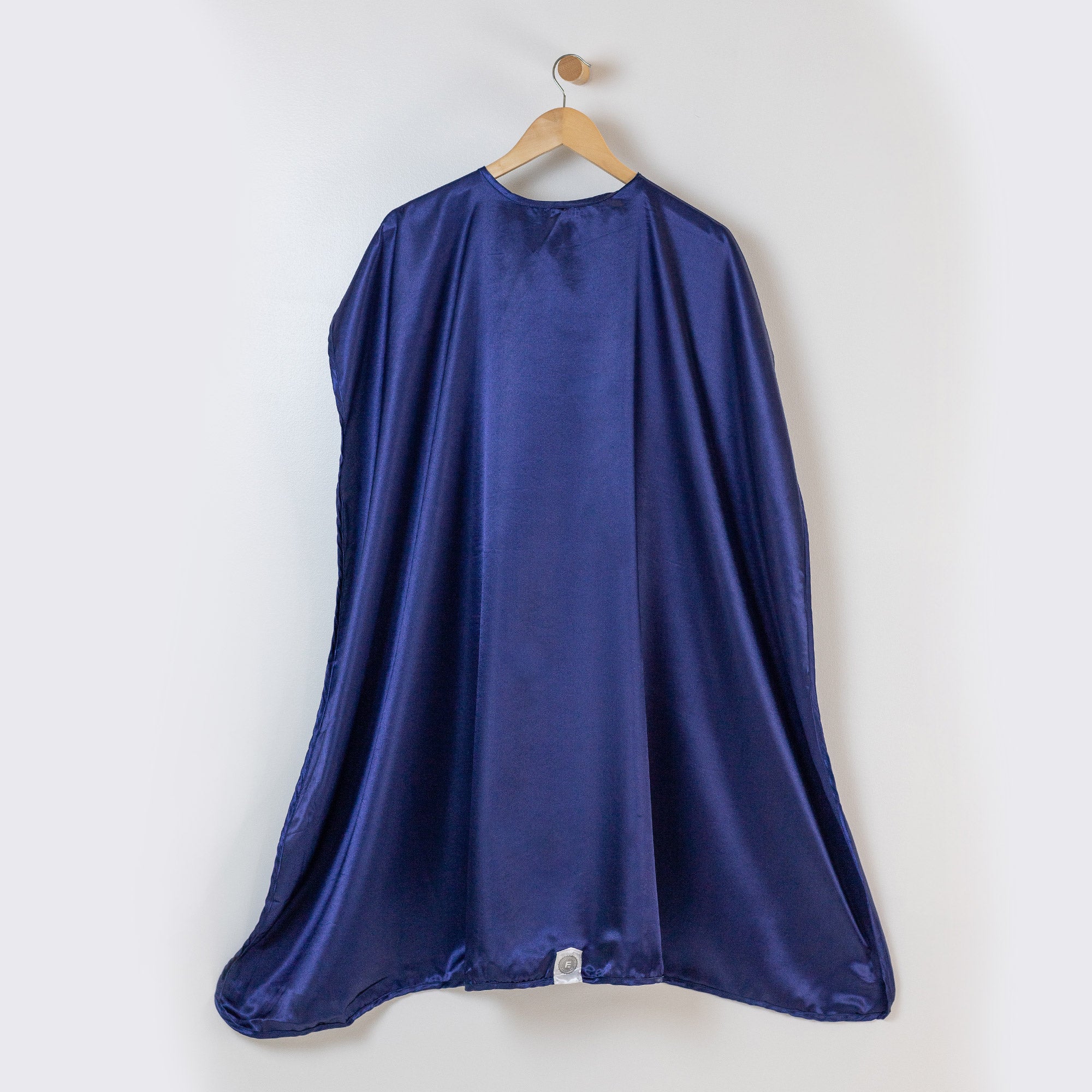 Navy Blue Kid and Adult Superhero Cape, Satin Super Hero Costume