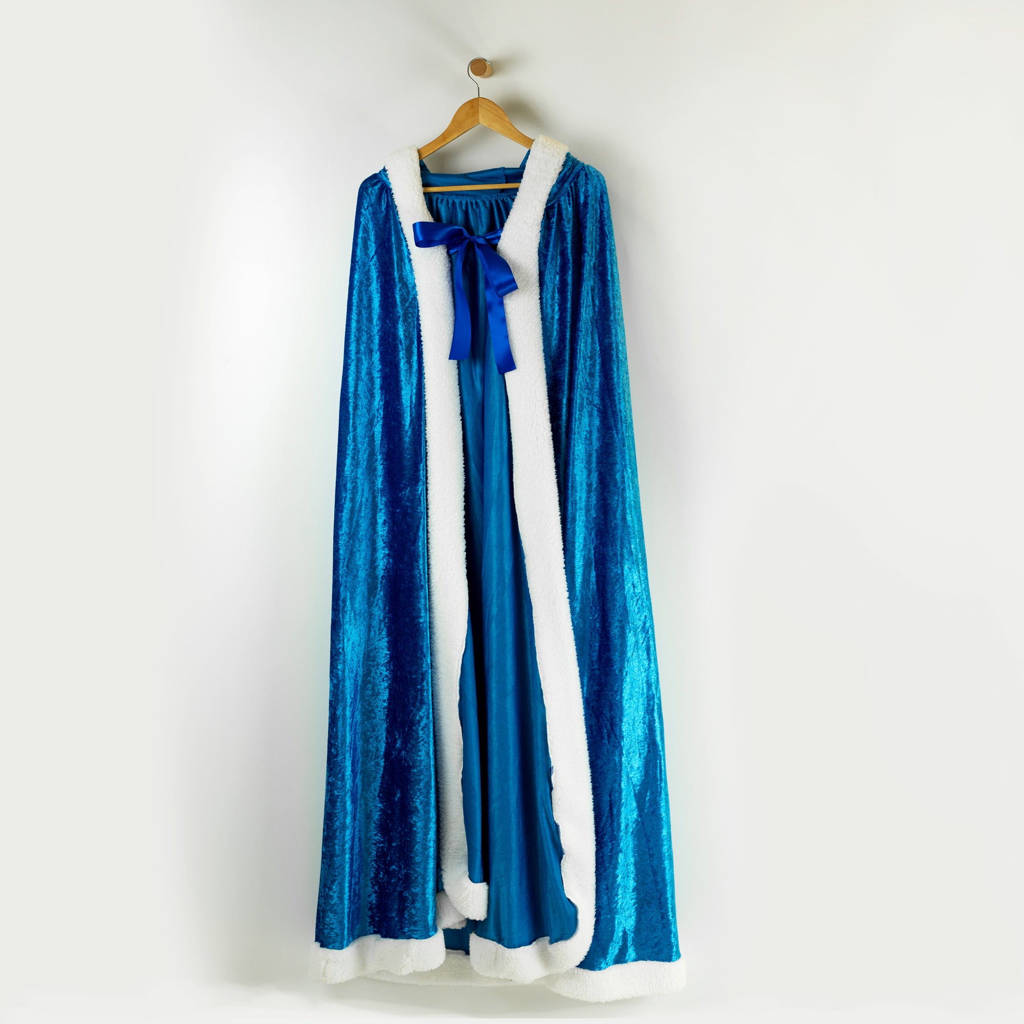 Princess Cloak Sherpa Trim Frozen Elsa Costume 