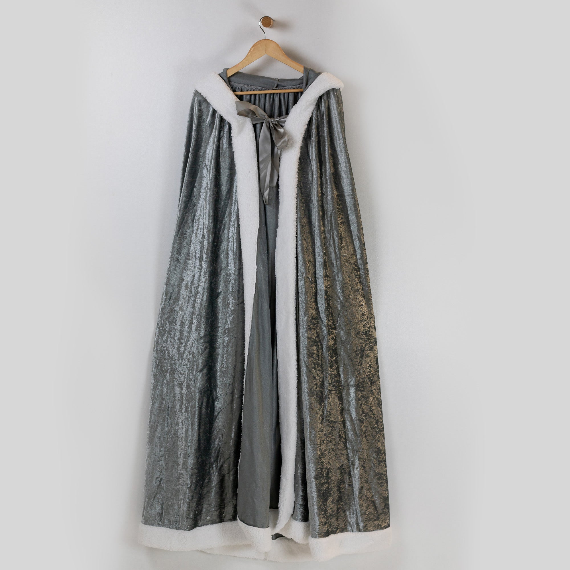 Princess Cloak Sherpa Trim Frozen Elsa Costume 