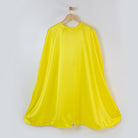 Yellow Kid and Adult Superhero Cape, Satin Super Hero Costume
