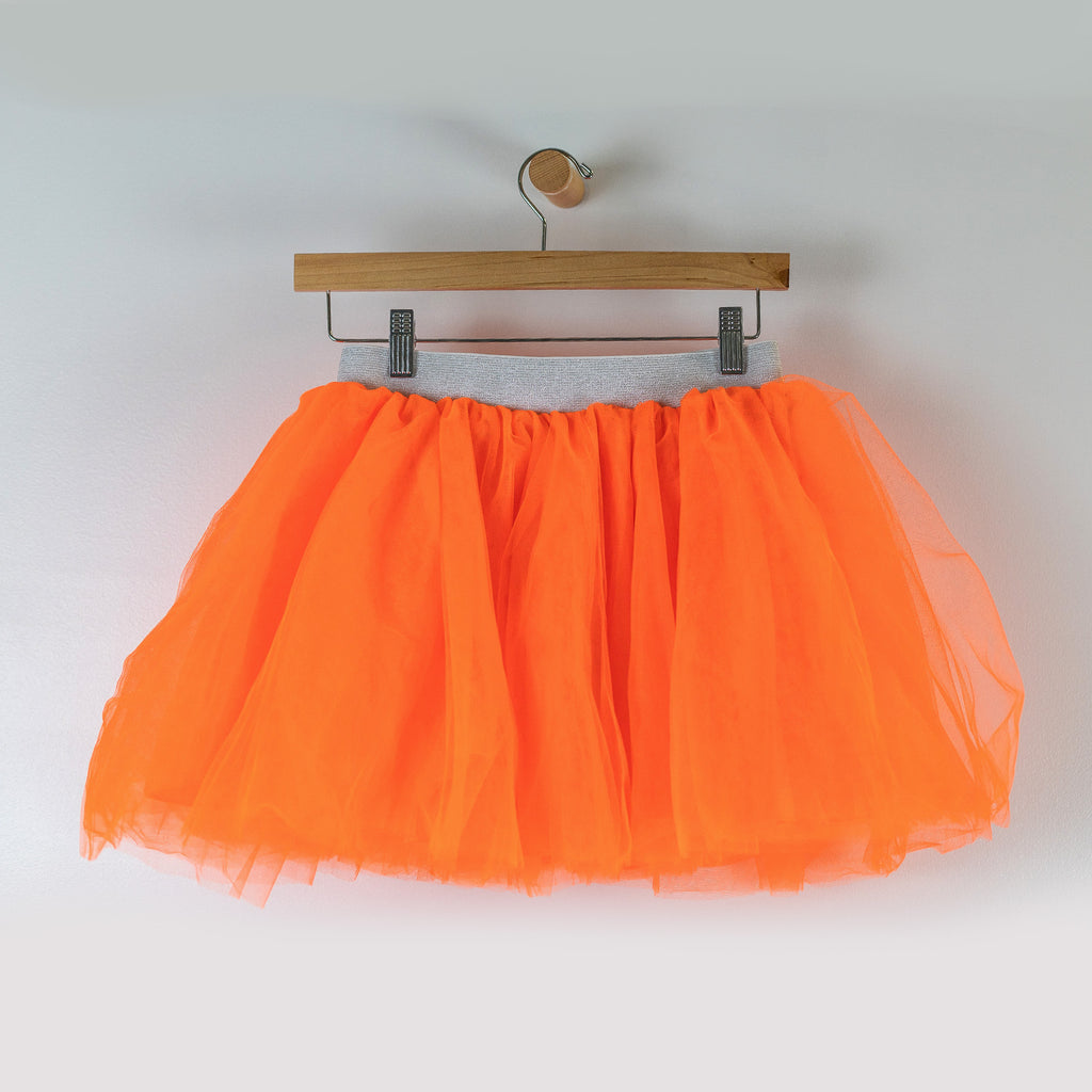 tutu skirt tulle twirl ballerina tuesday orange princess