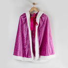 Princess Cloak Sherpa Trim Frozen Elsa Costume 